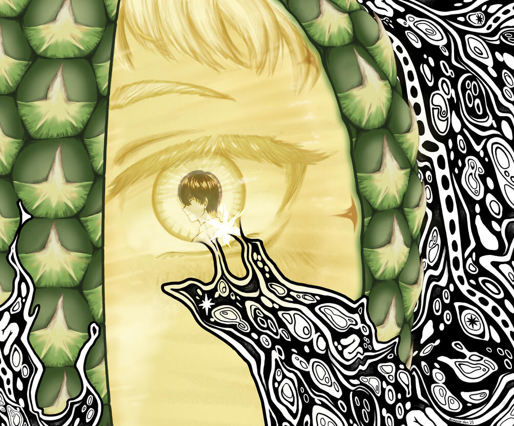Fanart of The Summer Hikaru Died. Done digitally. (2025) Fanart of The Summer Hikaru Died. Done digitally. (2025)