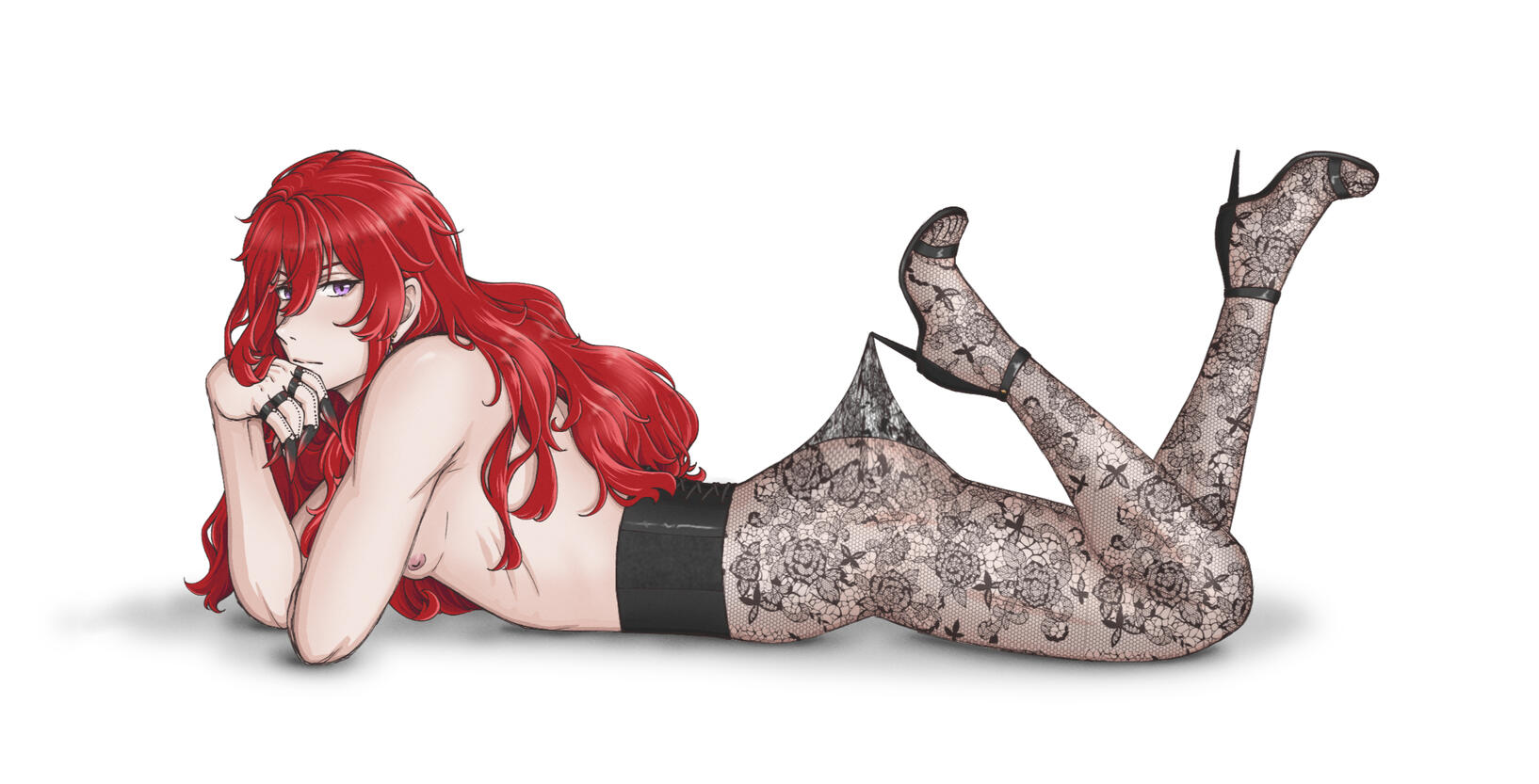 Fanart of Hyasha from Noctilucent: Before Dawn. Done digitally. (2025)